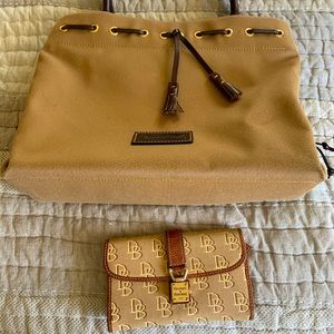 Dooney & Bourke handbag and wallet